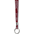 Knit-in Lanyard with Split Ring (18"x3/8")